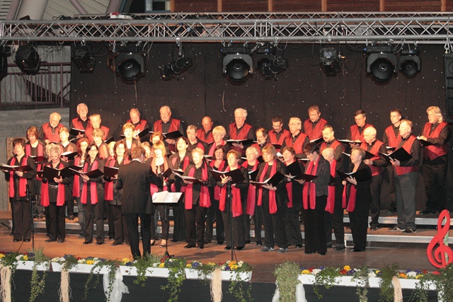 Gemischter Chor beim Jubiläumskonzert 2012
